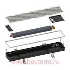 Конвектор внутрипольный компактный h=110мм ITTL 221Вт 16х80см ITERMIC