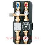 Группа прямая распределительная с насосом UPS 25-60 1", Caleffi