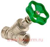 Вентиль прямоточный никель 3/4", VALTEC